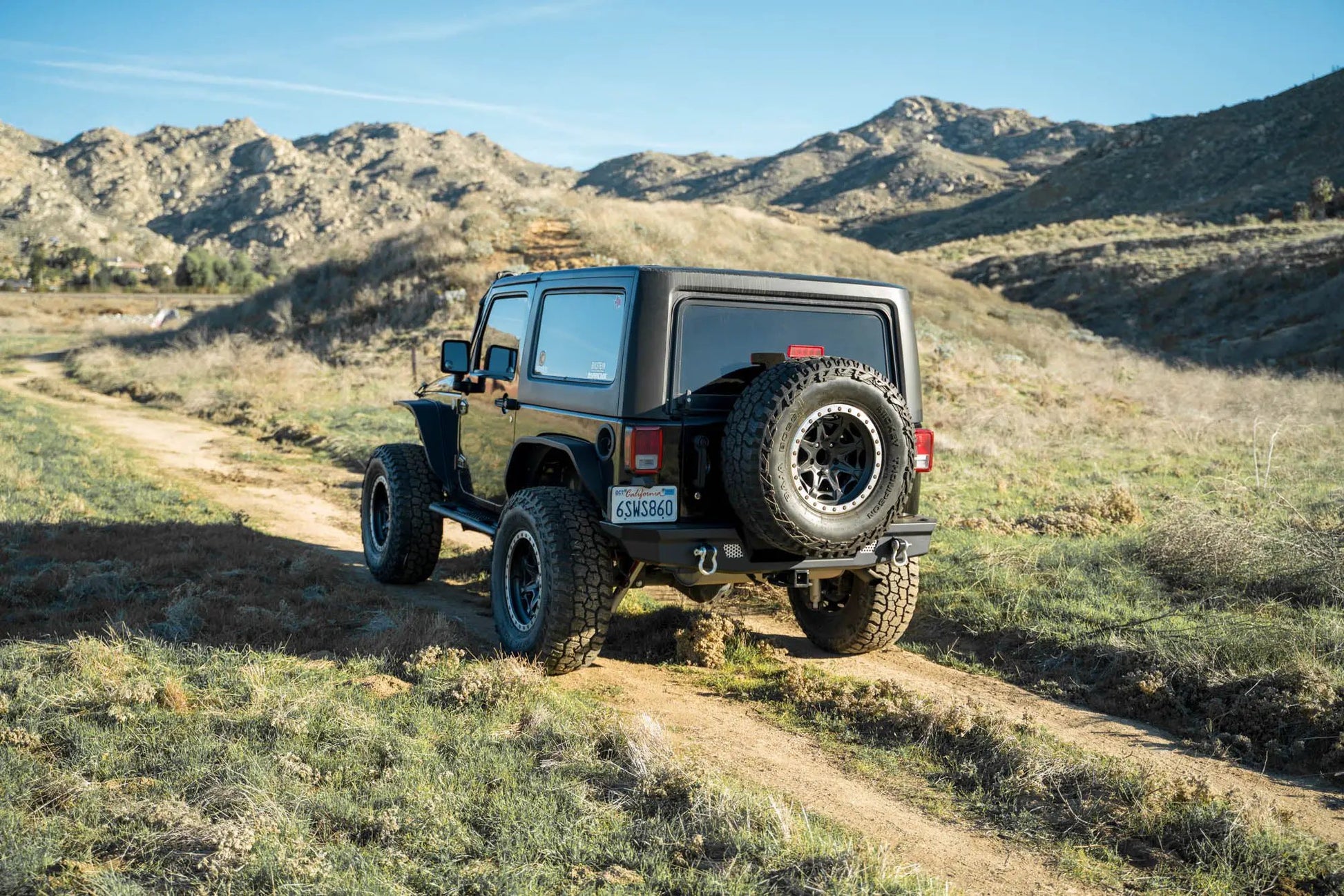 DV8 Offroad 2007-2018 Jeep Wrangler JK MTO Series Rear Bumper by DV8 Offroad