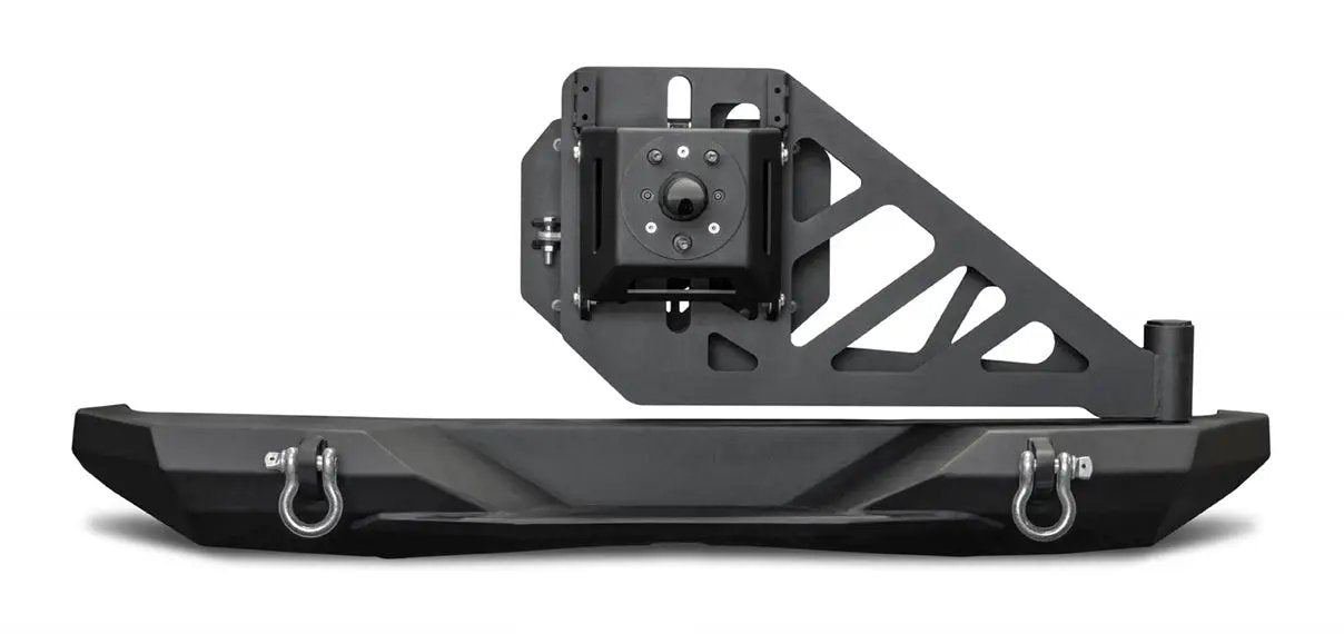DV8 Offroad 18+ Jeep JL Rear Mid Width Bumper With Swing Away Tire Carrier by DV8 Offroad