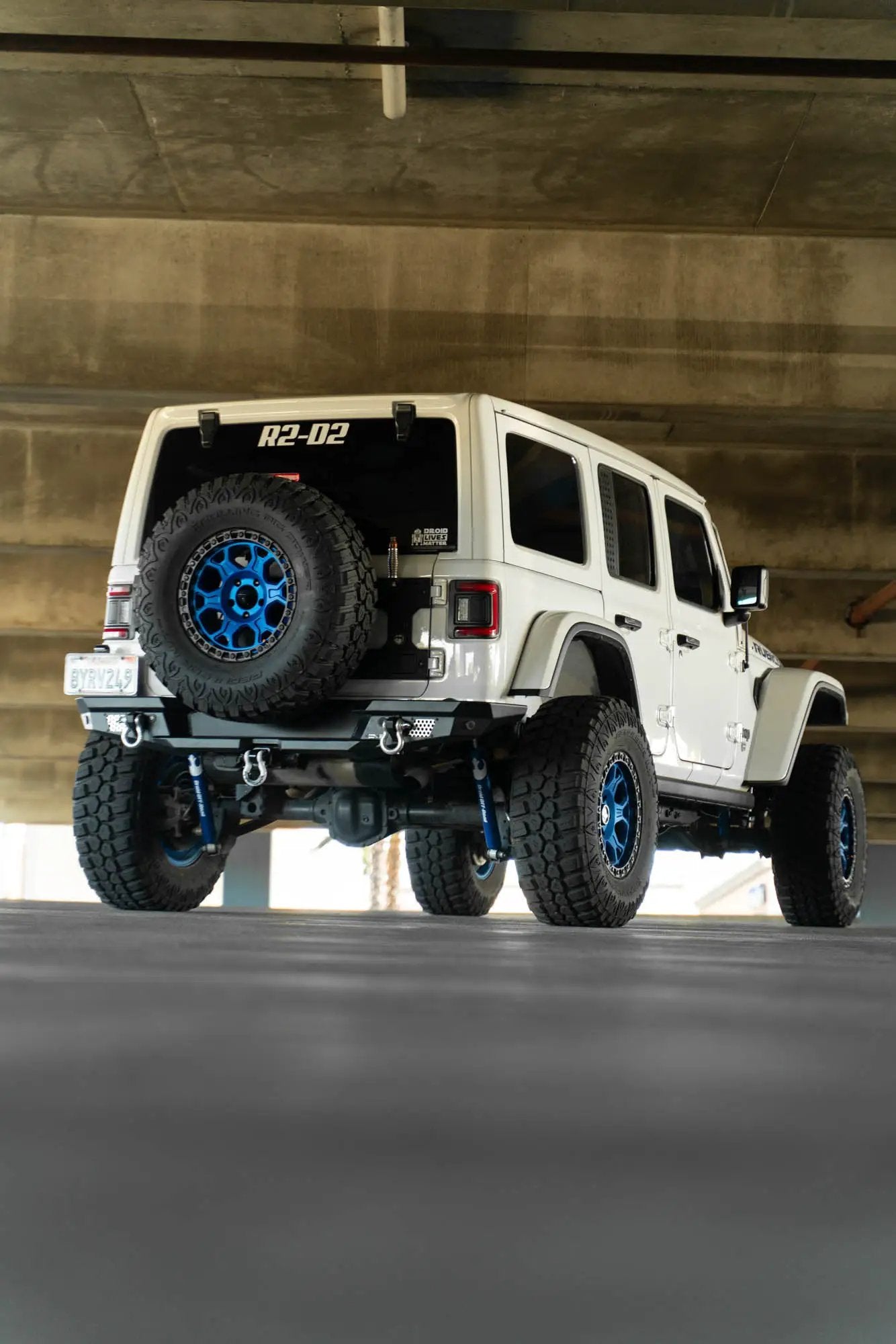 DV8 Offroad Jeep Wrangler JL MTO Series Rear Bumper w/ Optional Tire Carrier by DV8 Offroad