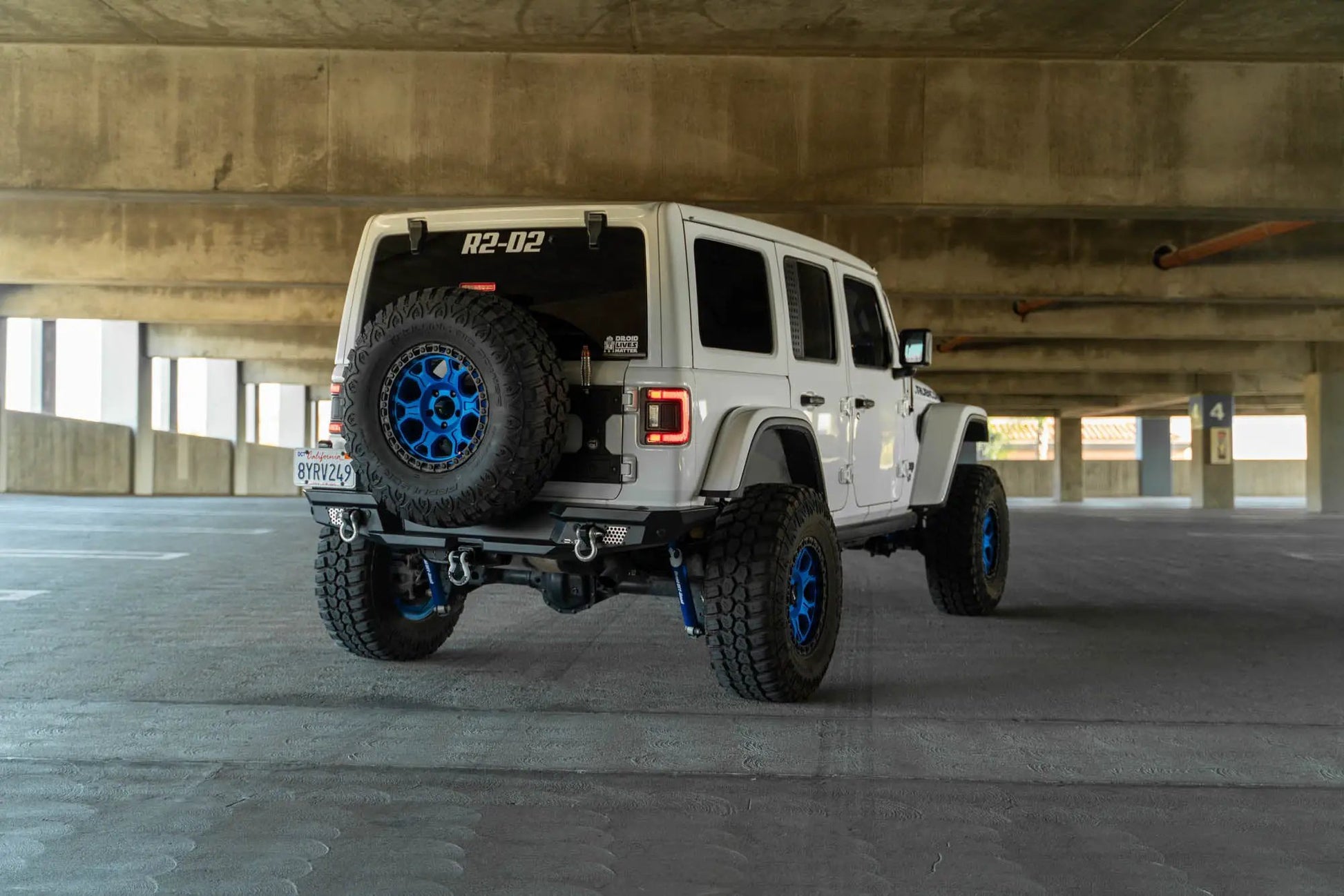 DV8 Offroad Jeep Wrangler JL MTO Series Rear Bumper w/ Optional Tire Carrier by DV8 Offroad