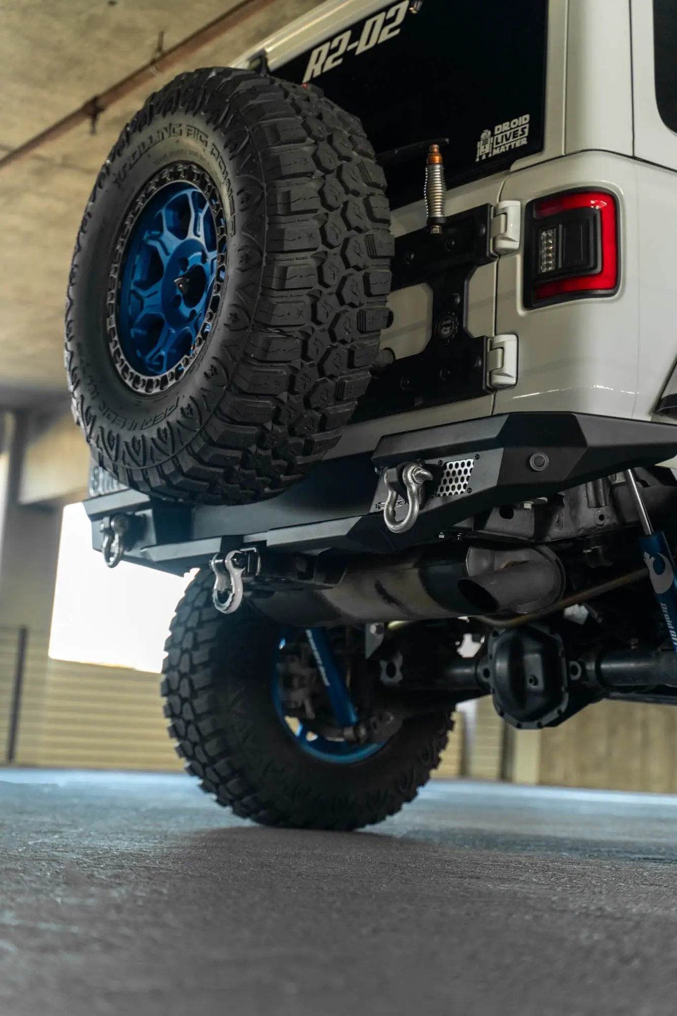 DV8 Offroad Jeep Wrangler JL MTO Series Rear Bumper w/ Optional Tire Carrier by DV8 Offroad