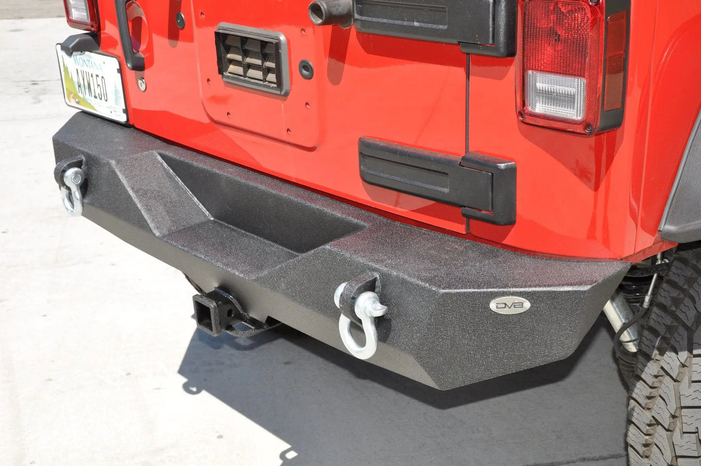 DV8 Offroad 07-18 Jeep JK Jeep Stubby Rear Bumper RS-4 by DV8 Offroad