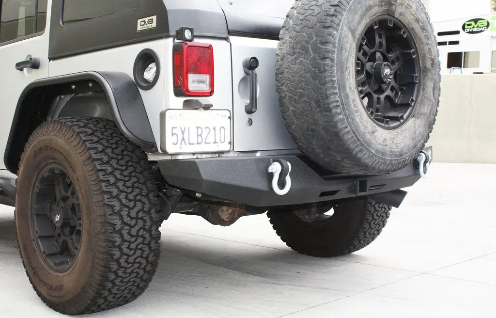 DV8 Offroad 07-18 Jeep JK Jeep Rear Mid Width Bumper RS-6 by DV8 Offroad