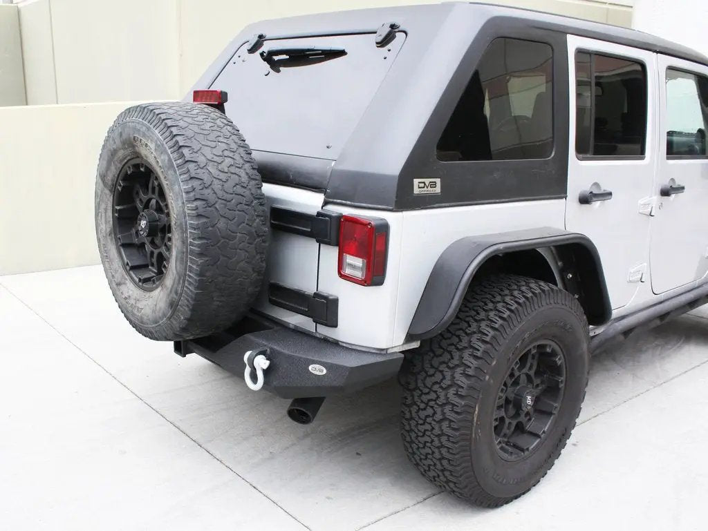 DV8 Offroad 07-18 Jeep JK Jeep Rear Mid Width Bumper RS-6 by DV8 Offroad