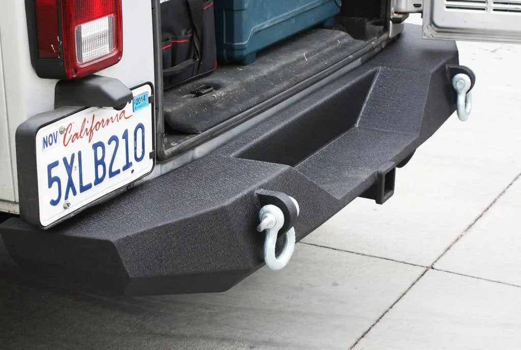 DV8 Offroad 07-18 Jeep JK Jeep Rear Mid Width Bumper RS-6 by DV8 Offroad