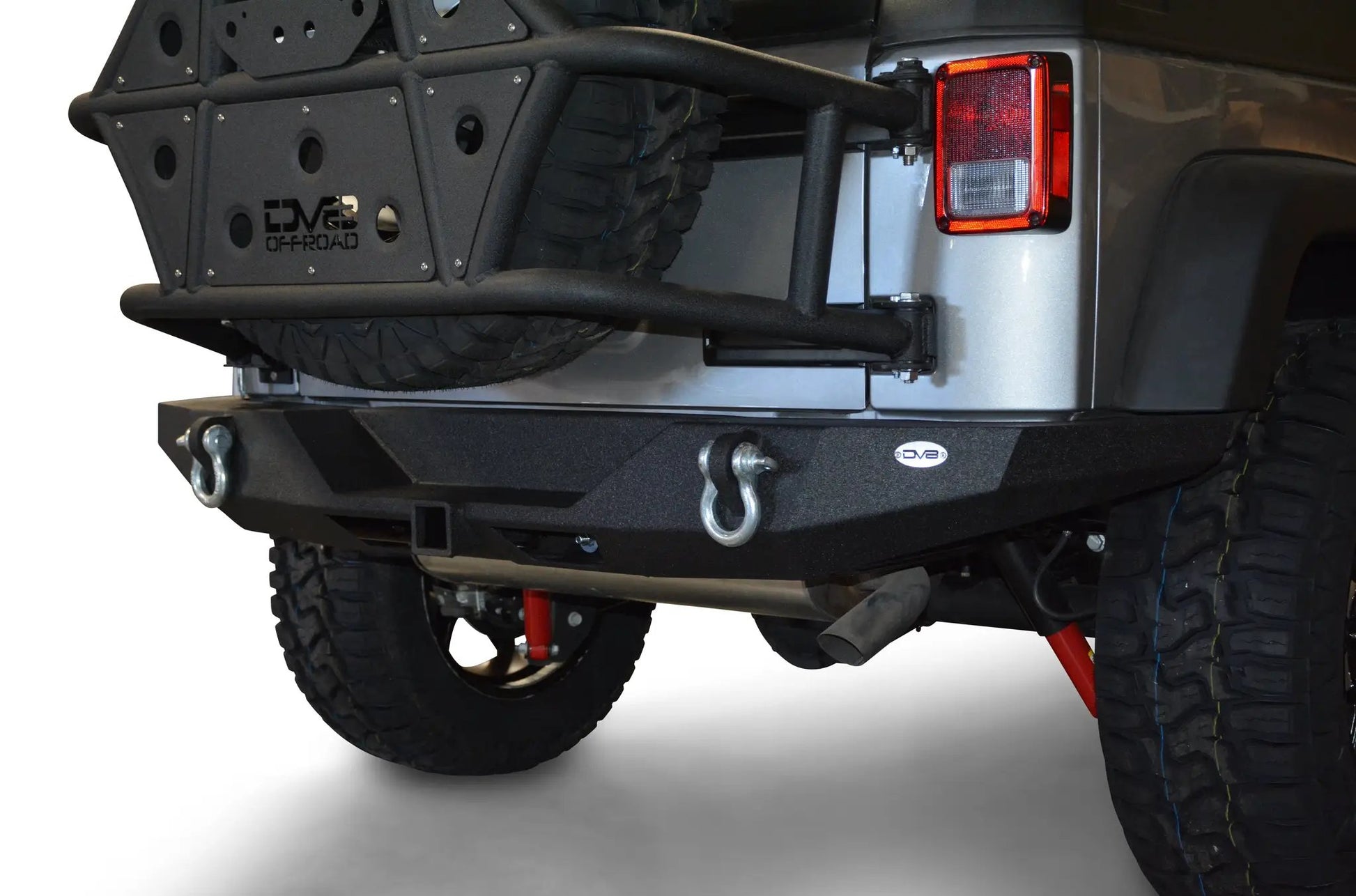 DV8 Offroad 07-18 Jeep JK Jeep Rear Full Size Bumper RS-9 by DV8 Offroad