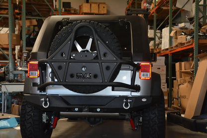 DV8 Offroad 07-18 Jeep JK Jeep Rear Full Size Bumper RS-9 by DV8 Offroad