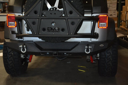 DV8 Offroad 07-18 Jeep JK Jeep Rear Full Size Bumper RS-9 by DV8 Offroad