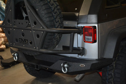 DV8 Offroad 07-18 Jeep JK Jeep Rear Full Size Bumper RS-9 by DV8 Offroad