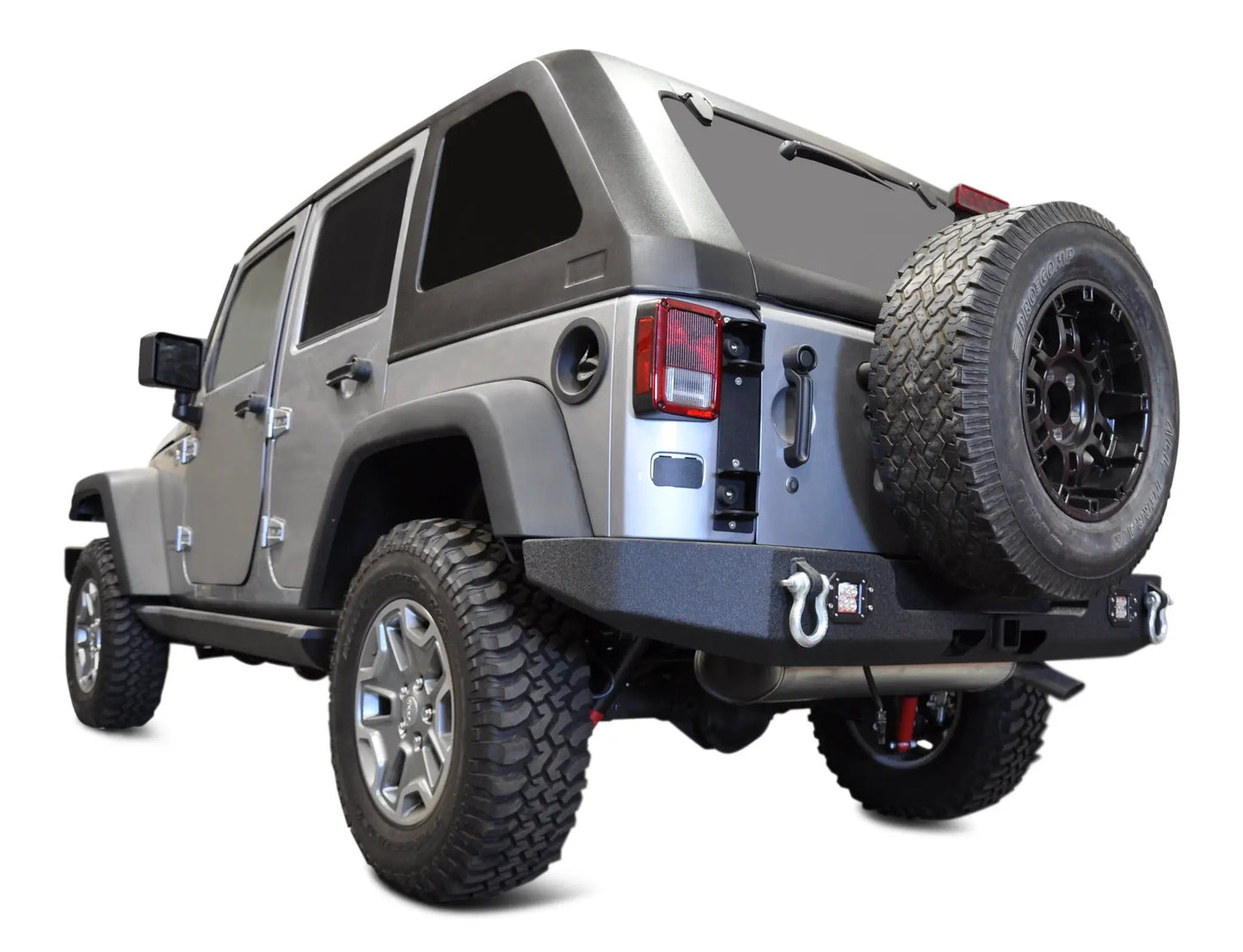 DV8 Offroad 07-18 Jeep JK Jeep Rear Full Size Bumper RS-11 by DV8 Offroad
