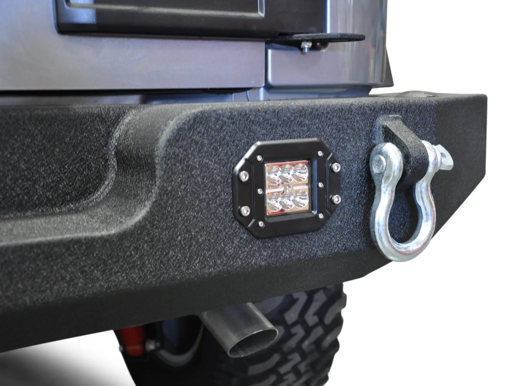 DV8 Offroad 07-18 Jeep JK Jeep Rear Full Size Bumper RS-11 by DV8 Offroad