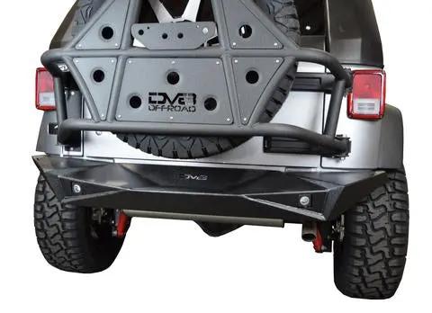 DV8 Offroad 07-18 Jeep JK Jeep Rear Mid Width Bumper RS-14 by DV8 Offroad