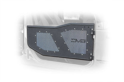 DV8 Offroad 07-18 Jeep Wrangler JK Aluminum Mesh Inserts for Front JK Rock Doors; 4-Pieces by DV8 Offroad