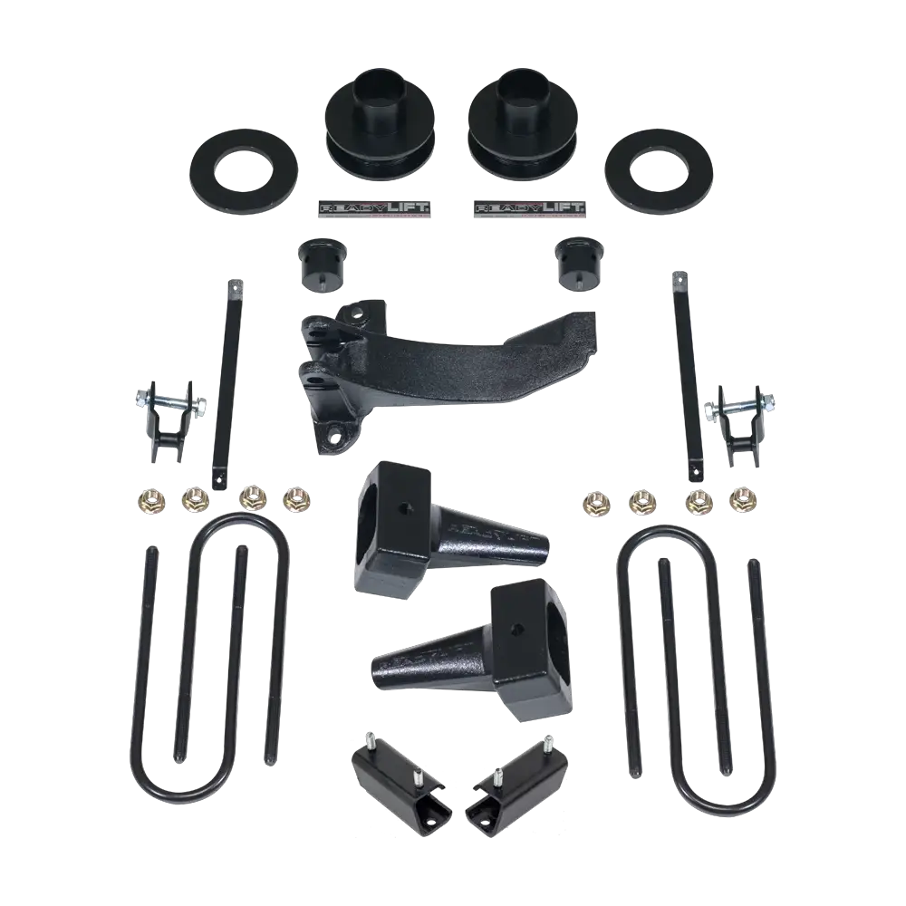ReadyLift 2.5" SST Lift Kit W/ 4" Rear Blocks - Ford Super Duty F250/F-350 4WD (1-pc Drive Shaft Only) 2011-2016 by ReadyLift