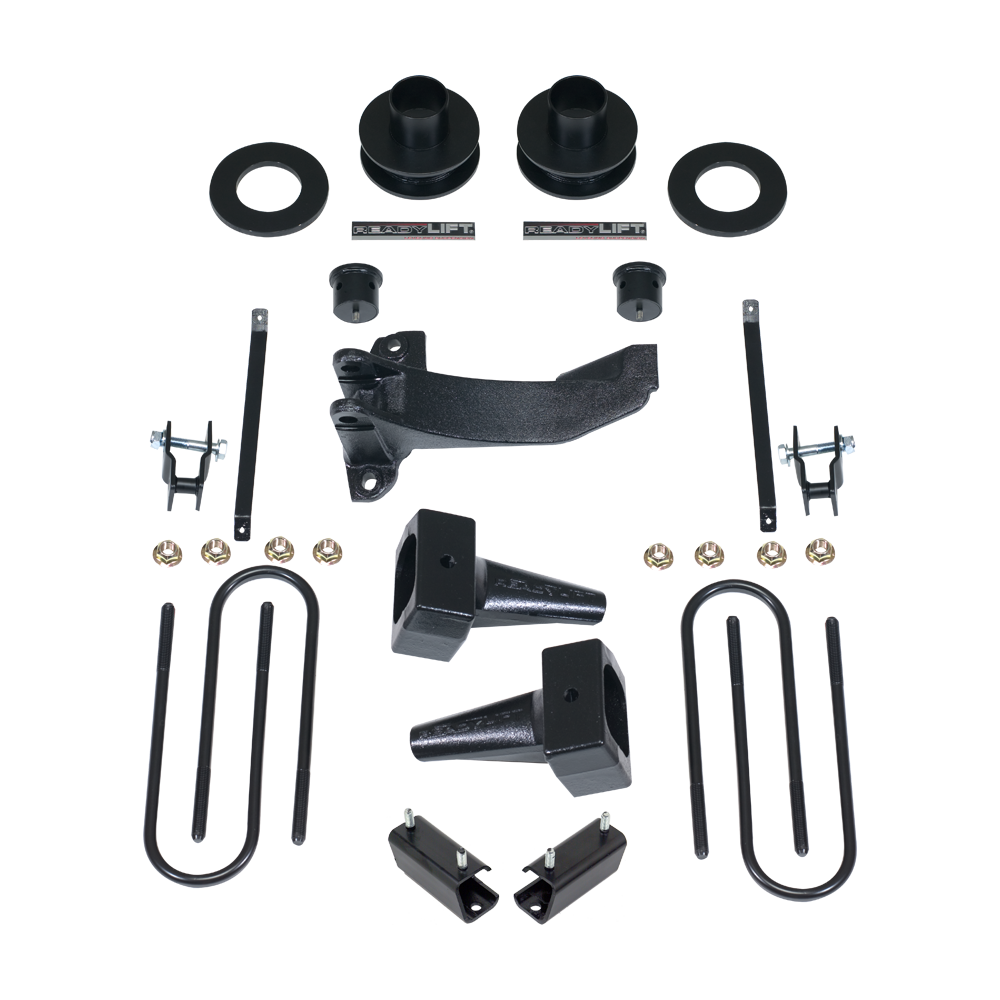 ReadyLift 2.5" SST Lift Kit W/ 5" Rear Blocks - Ford Super Duty F250/F-350/F450 4WD (1-pc Drive Shaft Only) 2011-2016