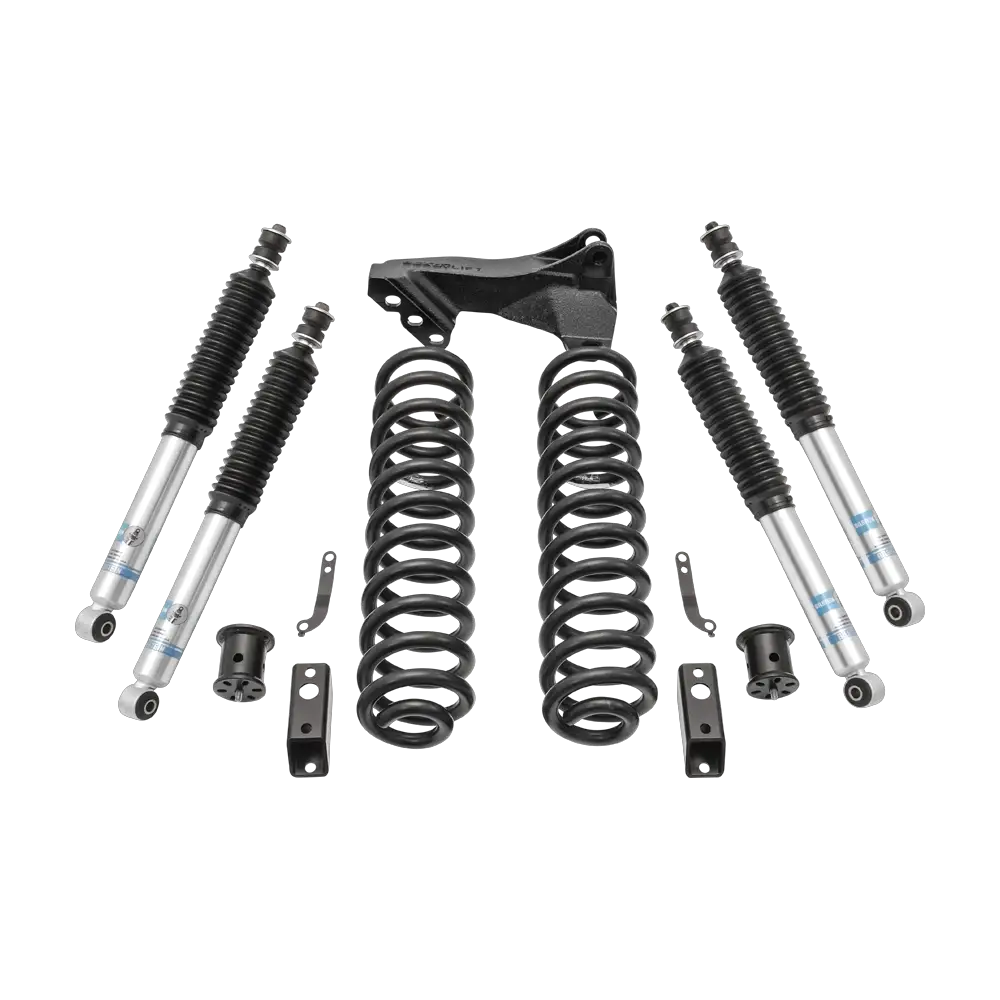 ReadyLift 2.5" Coil Spring Front Lift Kit W/Bilstein Shocks Front/Rear - Ford Super Duty Diesel 4WD 2011-2016 by ReadyLift