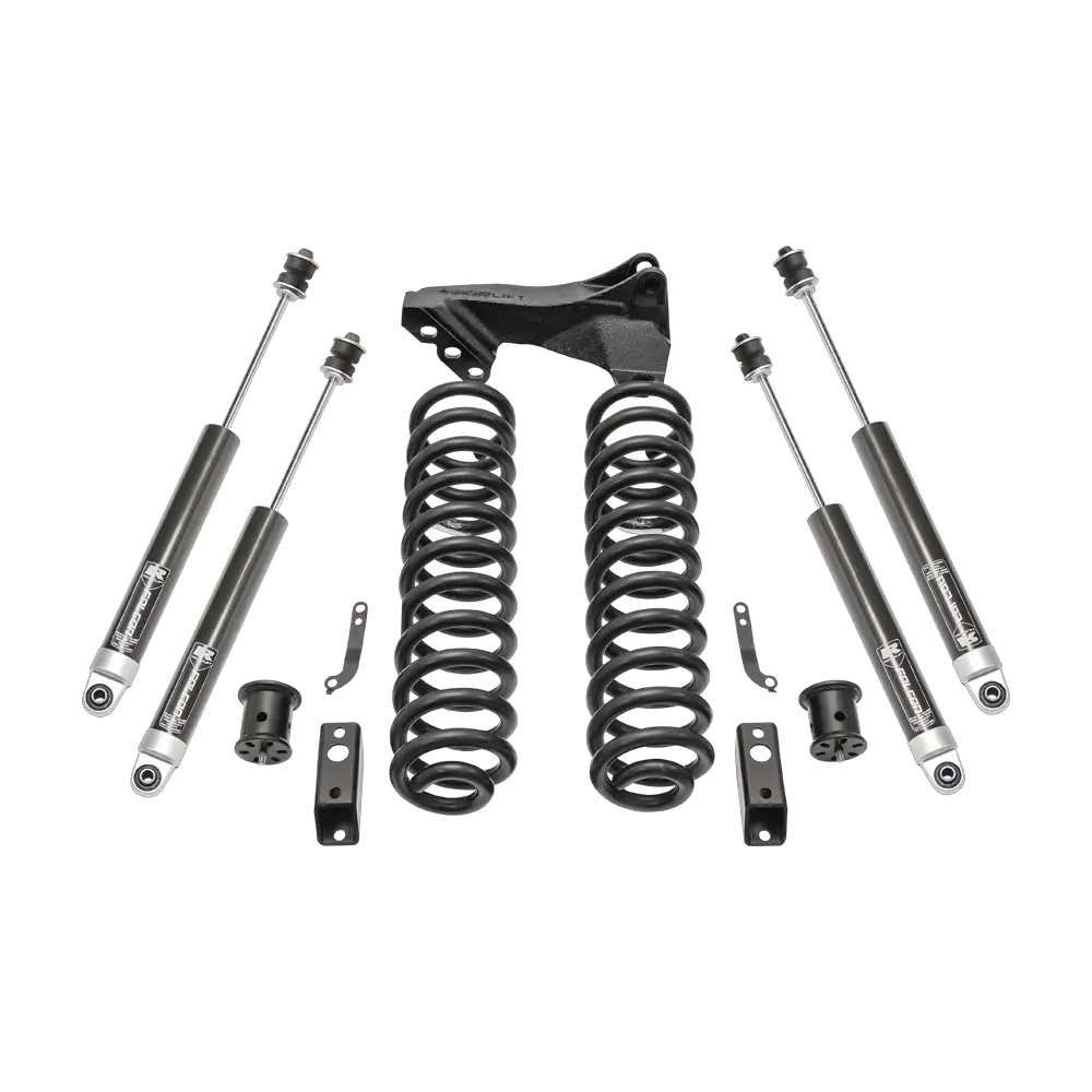 ReadyLift 2.5" Coil Spring Front Lift Kit W/Falcon 1.1 Monotube Shocks Front/Rear - Ford Super Duty Diesel 4WD 2011-2016 by ReadyLift
