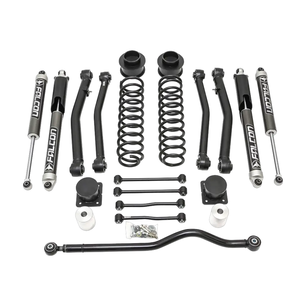 ReadyLift Terrain Flex 4-Arm Kit With Falcon 2.1 Monotube Shocks 2020-2026 Jeep JT Gladiator by ReadyLift
