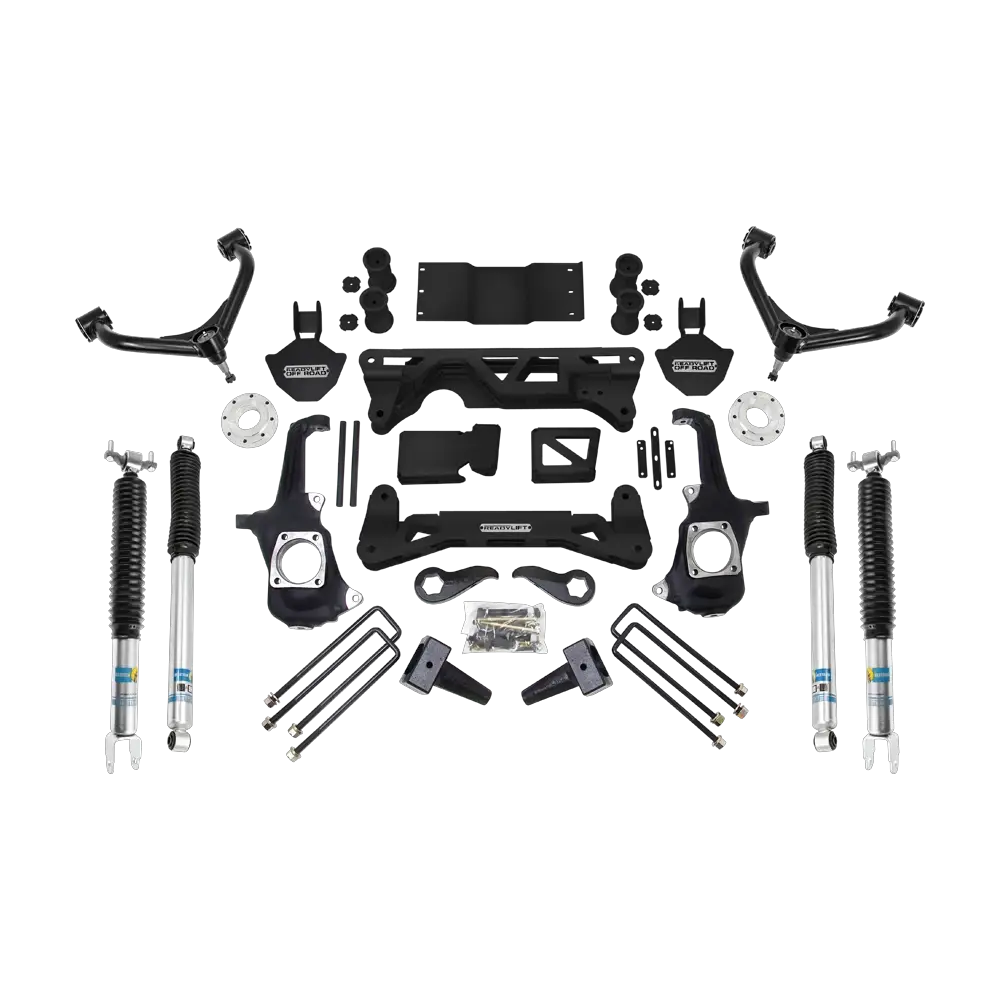 ReadyLift 7-8" Lift Kit - GM Silverado / Sierra 2500HD/3500HD W/ Bilstein Shocks 2011-2019 by ReadyLift