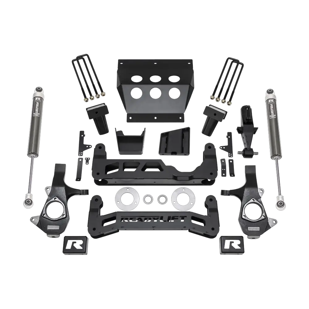 ReadyLift 7" Lift Kit - GM Silverado / Sierra 1500 - 2014-2016 W/ Forged Steel Suspension With Falcon 1.1 Monotube Shocks