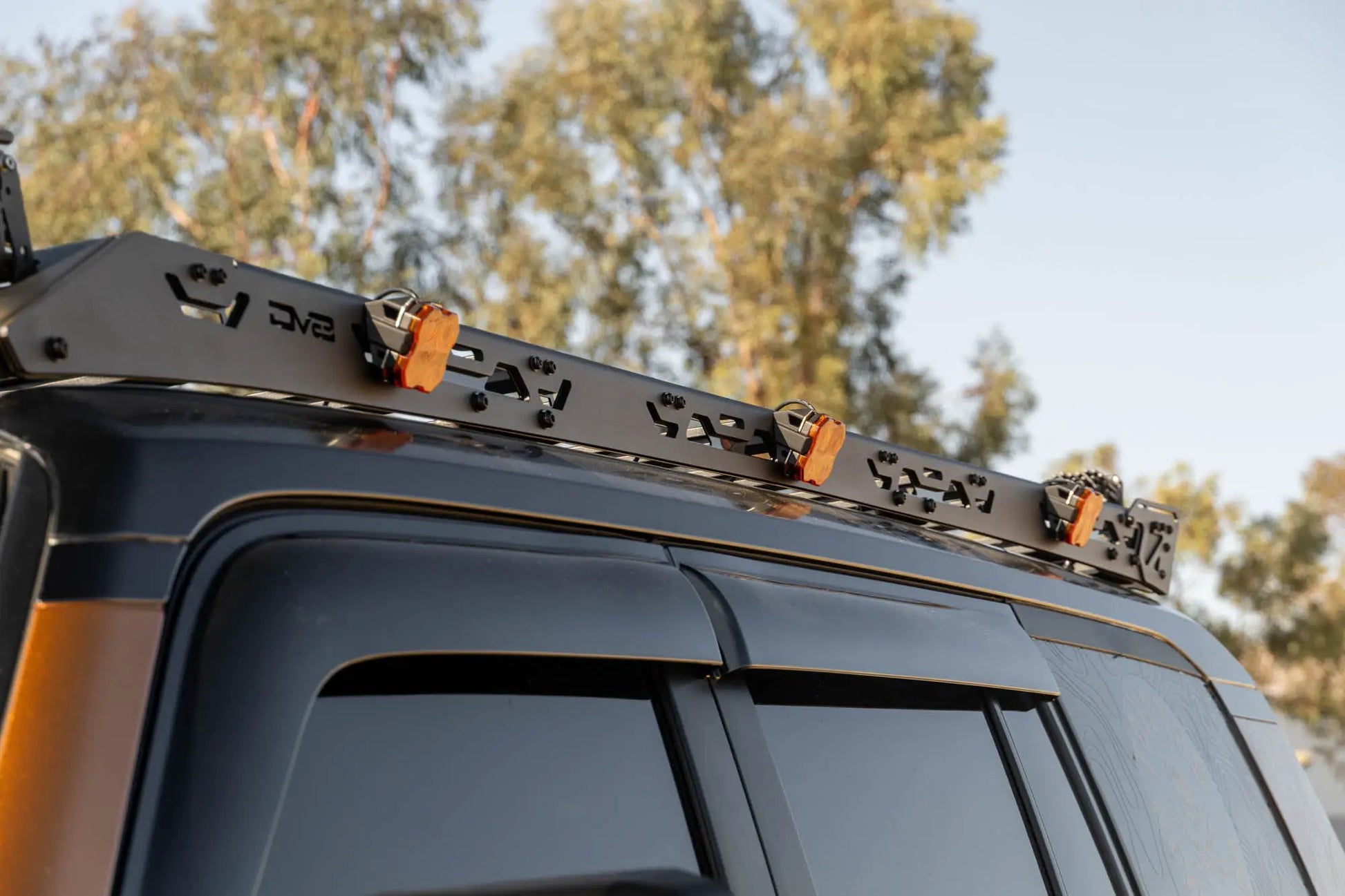 DV8 Offroad 2024-2025 Toyota Land Cruiser & Lexus GX 550 Roof Rack Light Mount by DV8 Offroad