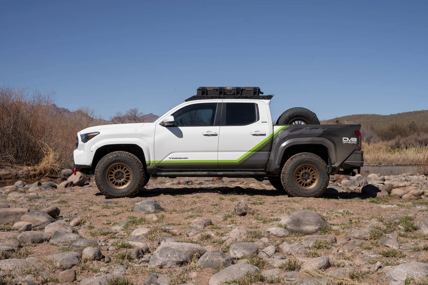 DV8 Offroad 2024-2025 Toyota Tacoma Double Cab Roof Rack by DV8 Offroad