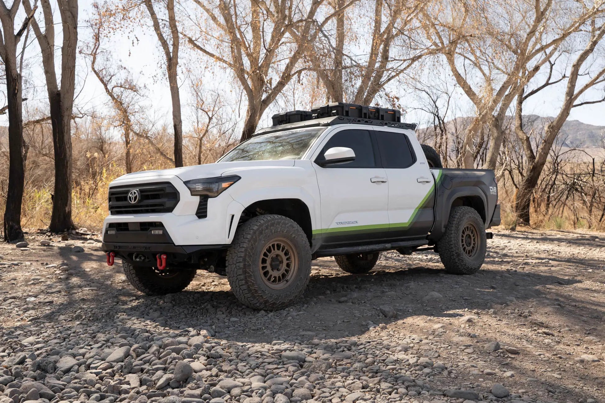 DV8 Offroad 2024-2025 Toyota Tacoma Double Cab Roof Rack by DV8 Offroad
