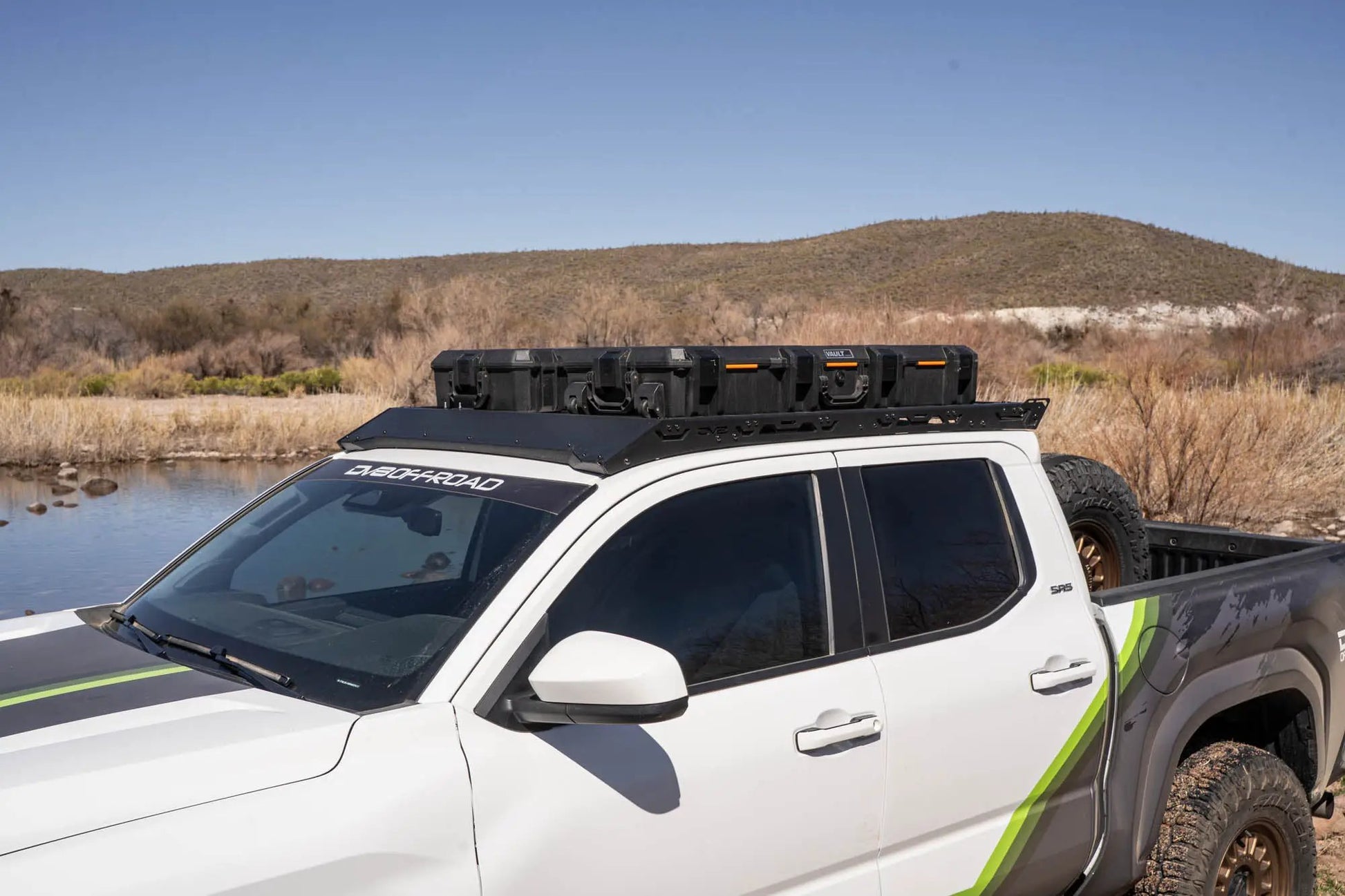 DV8 Offroad 2024-2025 Toyota Tacoma Double Cab Roof Rack by DV8 Offroad