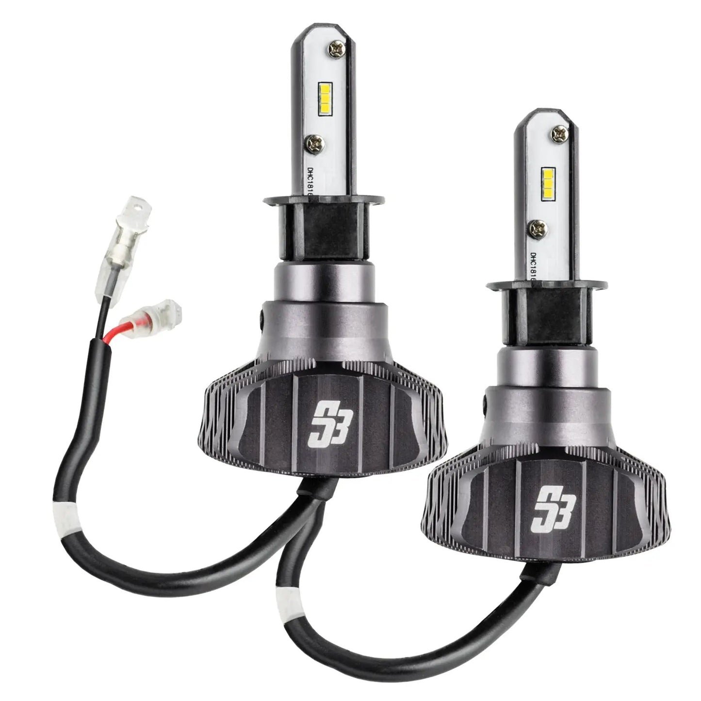 Oracle Lighting The H3 S3 LED Headlight Bulb Conversion Kit is made from a 6160 aluminum housing with a double layer copper PCB. Packed in a low profile design to help reduce fitment issues and has the industry leading luminous efficacy. by Oracle Lighting