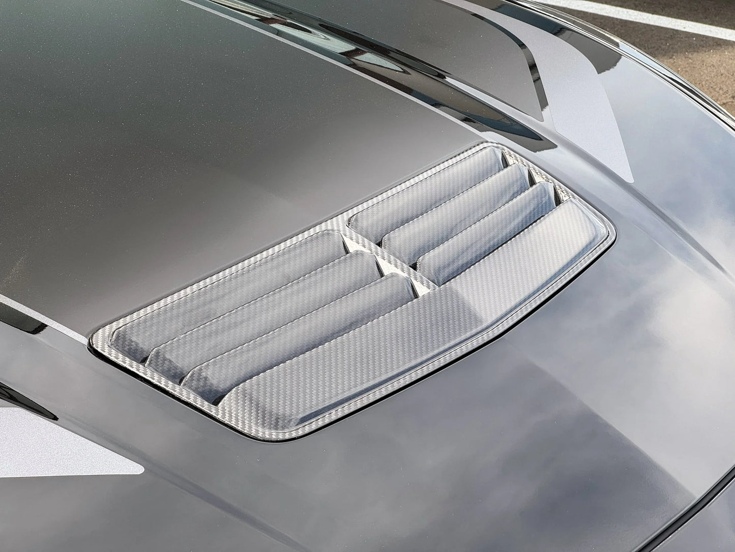 NYTOP 2024-Current Ford Mustang GT Dry Carbon Hood Vent