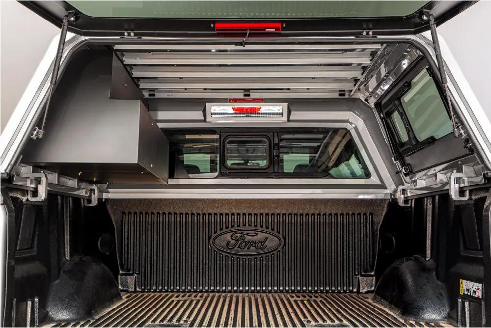 RSI SmartCap Truck Bed Drawer Drawer-Bin Full-Size EVO and EVOc Applications 5.5/6.5 Foot Bed Left Side Mount SmartCap Fits Caps w/Serial #'s ending in "NA" by RSI SmartCap
