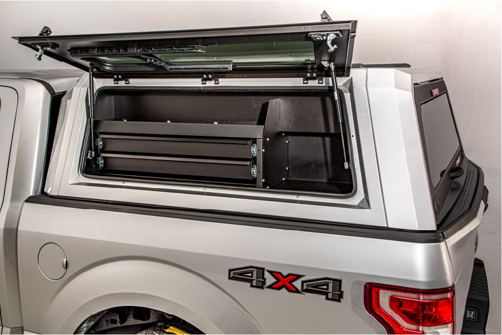 RSI SmartCap Truck Bed Drawer Drawer-Bin Mid-Size EVO and EVOc Applications 5 Foot or 6 Foot Bed Left Side Mount SmartCap