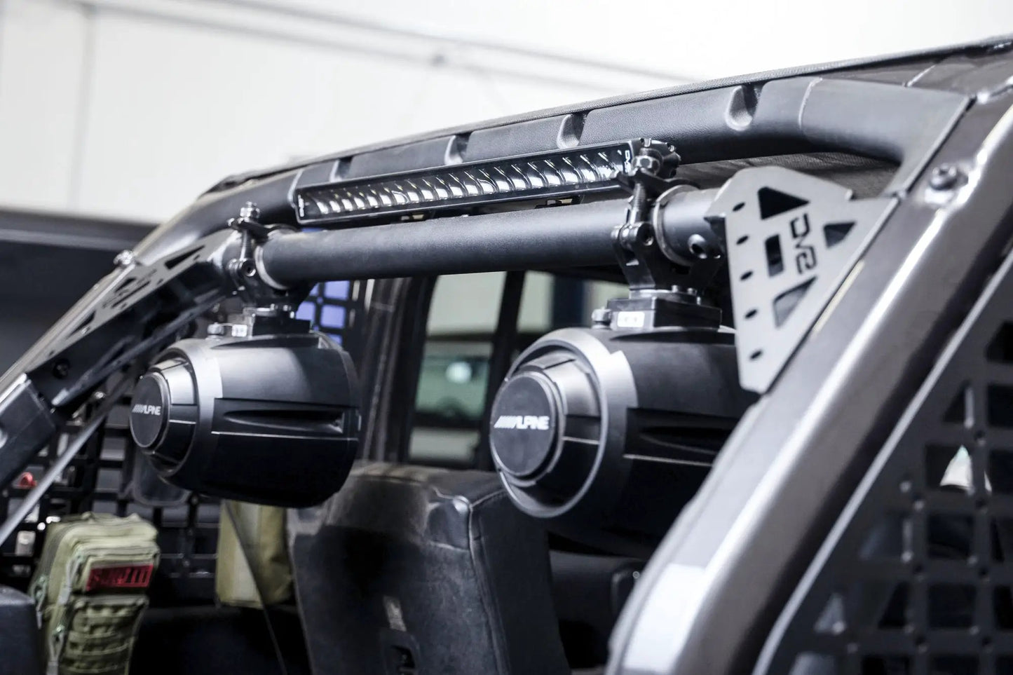 DV8 Offroad Jeep Wrangler JL Rear Speaker & Light Bar Mount by DV8 Offroad