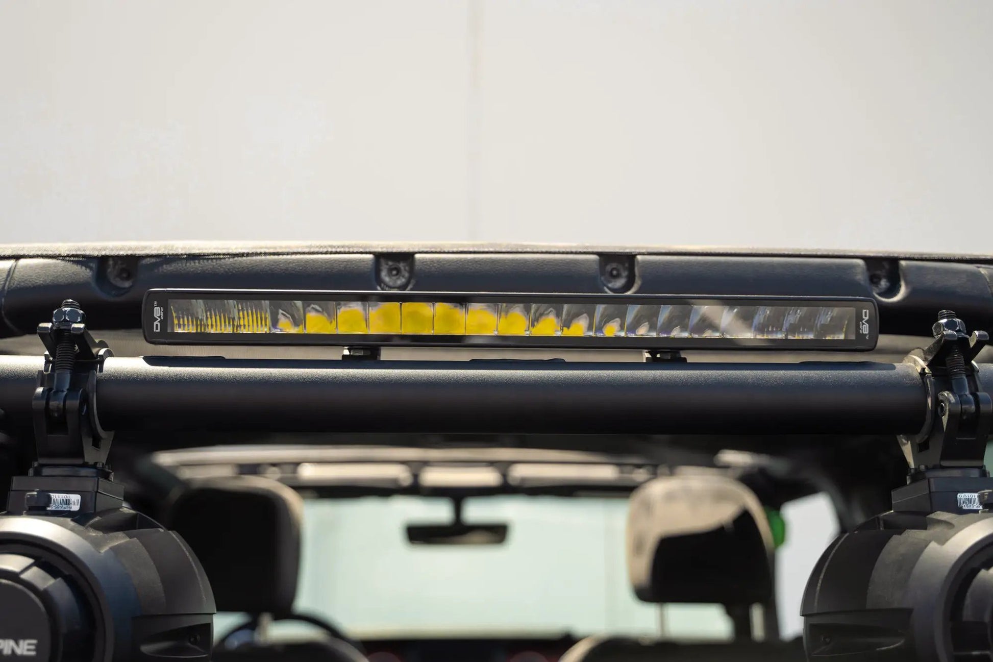 DV8 Offroad Features mounting point for an optional 20" light bar. by DV8 Offroad