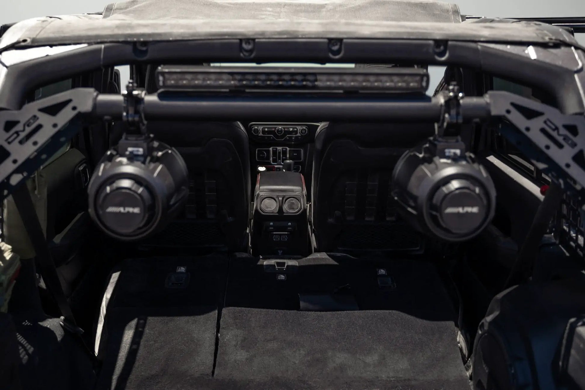 DV8 Offroad Jeep Wrangler JL Rear Speaker & Light Bar Mount by DV8 Offroad