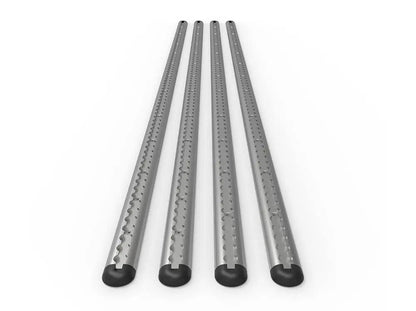 Flatline Van Co. Sprinter Bed Bracket 144" L-Track Silver by Flatline Van Co.