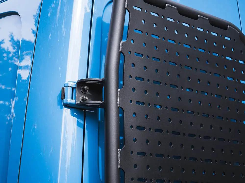 Flatline Van Co. Sprinter Driver Rear Door Platform + 180˚ Hinges by Flatline Van Co.