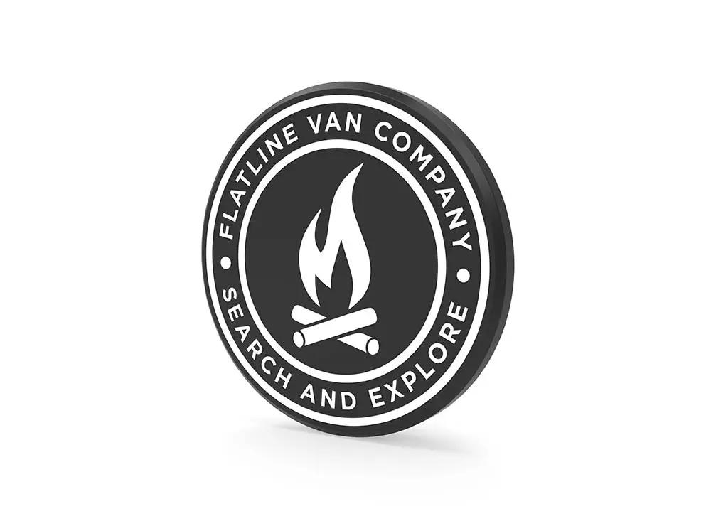 Flatline Van Co. Sprinter Rear Door Emblem by Flatline Van Co.
