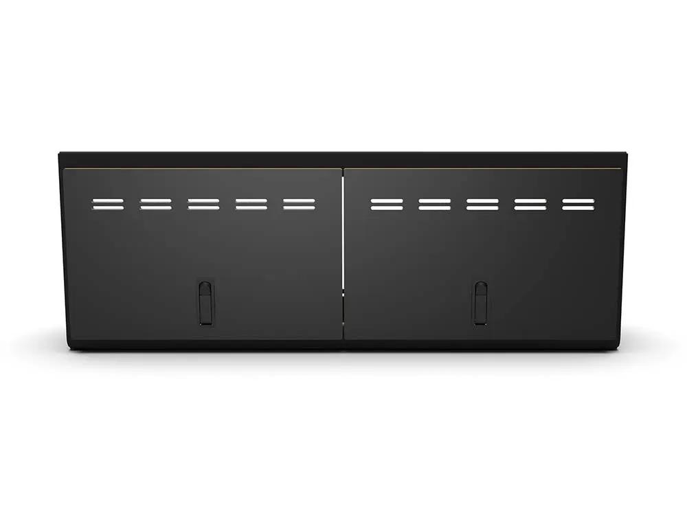 Flatline Van Co. 40" Shallow Upper Cabinet Black - Black Door by Flatline Van Co.