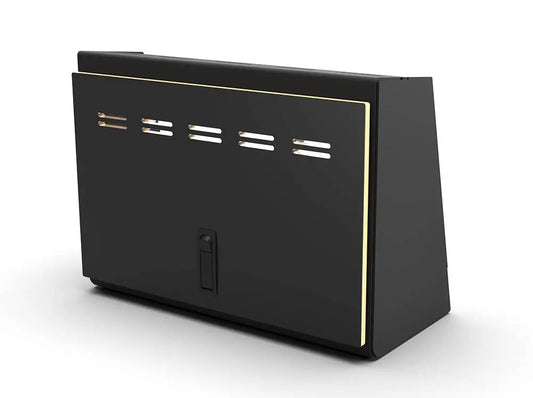 Flatline Van Co. 20" Shallow Upper Cabinet - Black - Black Door by Flatline Van Co.