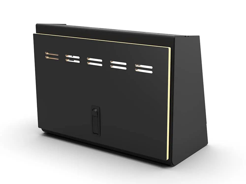 Flatline Van Co. 20" Shallow Upper Cabinet - Black - Black Door by Flatline Van Co.