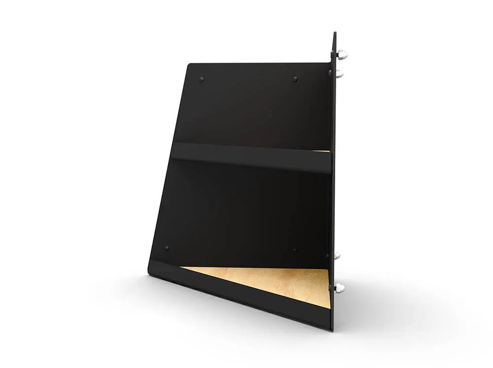 Flatline Van Co. Left Hand Angled Shelf - Black by Flatline Van Co.