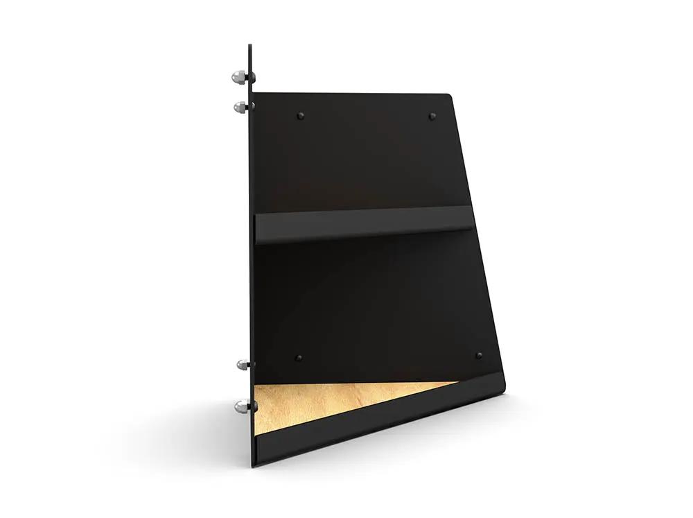 Flatline Van Co. Right Hand Angled Shelf - Black by Flatline Van Co.