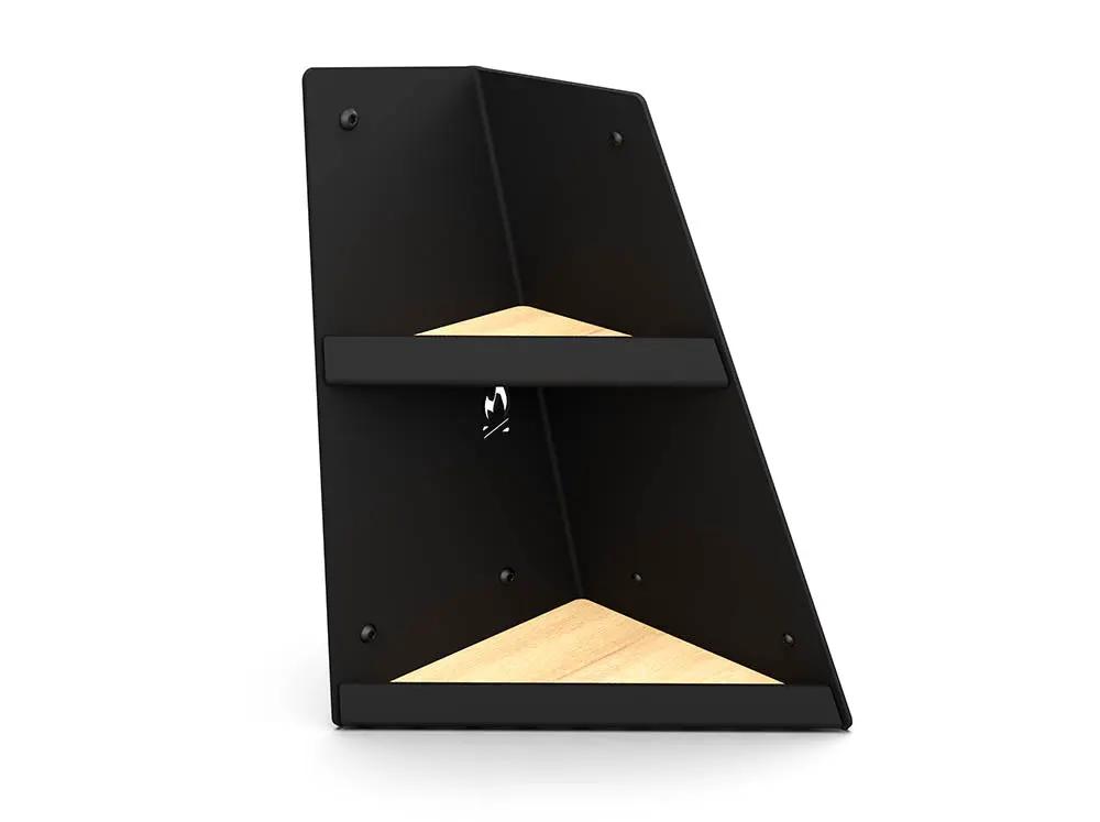 Flatline Van Co. Left Hand Shallow Angled Shelf - Black by Flatline Van Co.