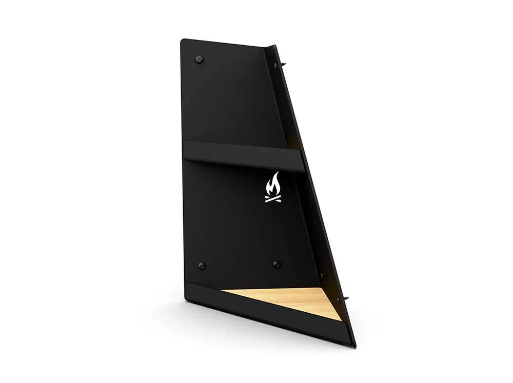 Flatline Van Co. Left Hand Shallow Angled Shelf - Black by Flatline Van Co.