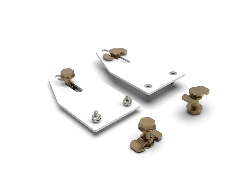 Flatline Van Co. FVC Sprinter Van Upper Cabinet AdWag Mounting Kit , White by Flatline Van Co.