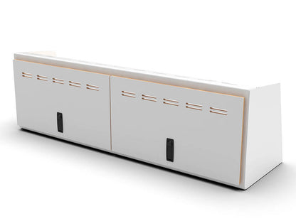 Flatline Van Co. 48" Upper Cabinet Grey - Grey Door by Flatline Van Co.