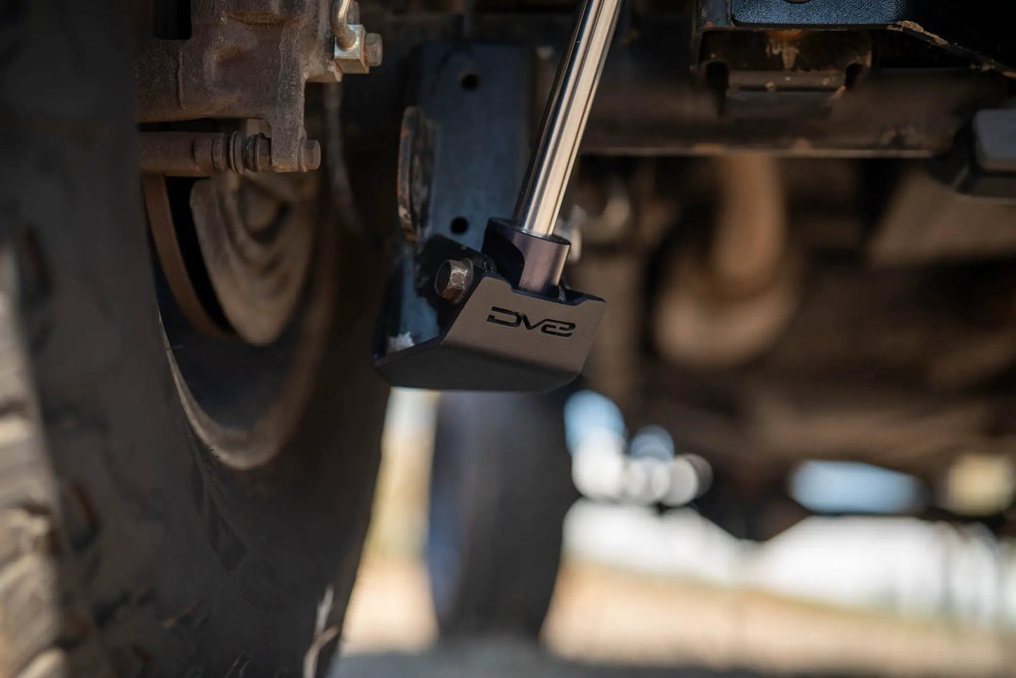 DV8 Offroad 2007-2018 Jeep Wrangler JK Rear Shock & Link Skid Plates by DV8 Offroad