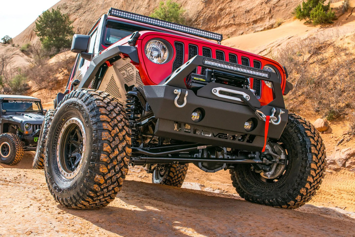 DV8 Offroad 18-21 Jeep Wrangler JL Front Sway Bar Disconnect Skid Plate by DV8 Offroad