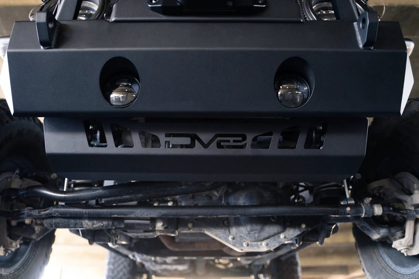DV8 Offroad JL/JT Front Bumper Sway-Bar Disconnect Motor Skid Plate by DV8 Offroad
